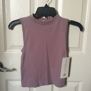 NWT Lavender Crop Top